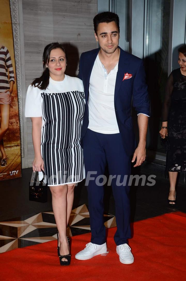 Imran Khan With HIs Wife at Success Bash of PK