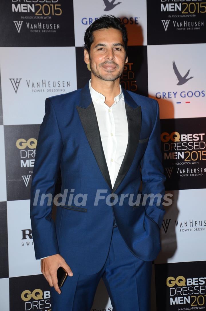 Dino Morea poses for the media at GQ India Best-Dressed Men in India 2015