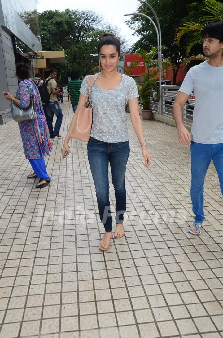 Shraddha Kapoor Snapped With Brother Priyank!