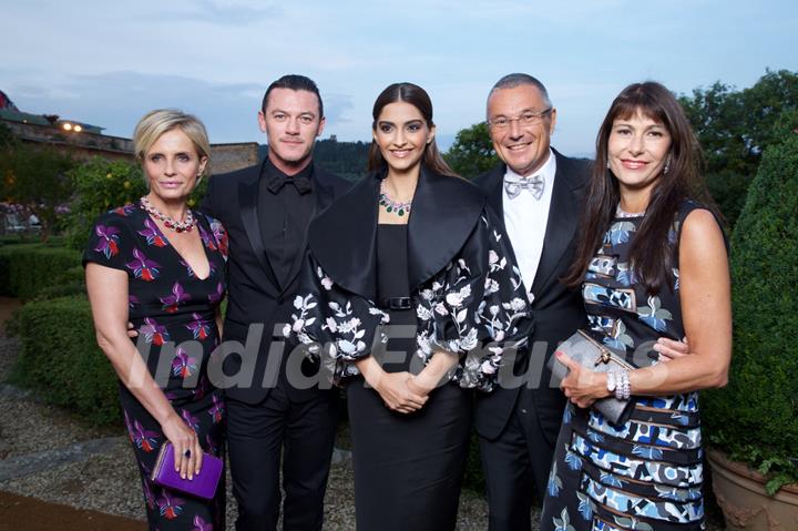 Sonam Kapoor and Luke Evans Unveils Jewellry Collection at Villa Di Maiano in Florence!