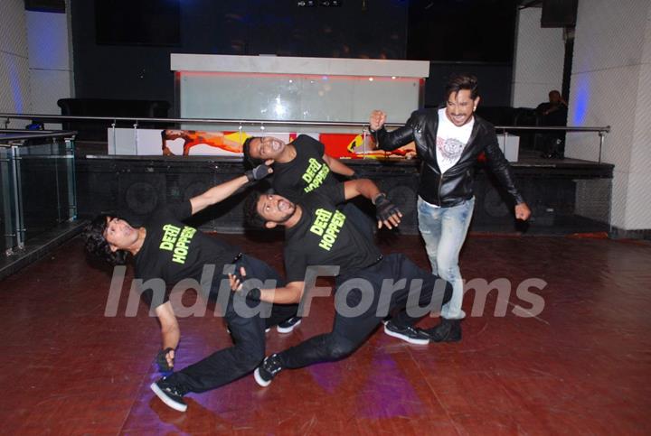 Terence Lewis and Others  Snapped at Bindass Tv Shoot!