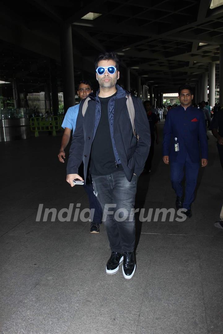 Karan Johar Snapped at Airport