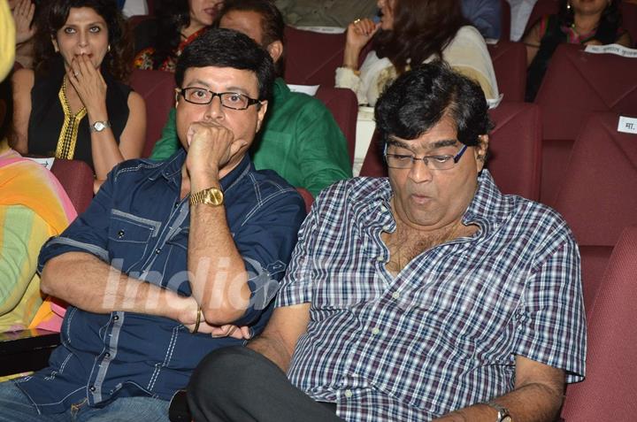 Sachin Pilgaonkar and Ashok Saraf at a Book Reading Event