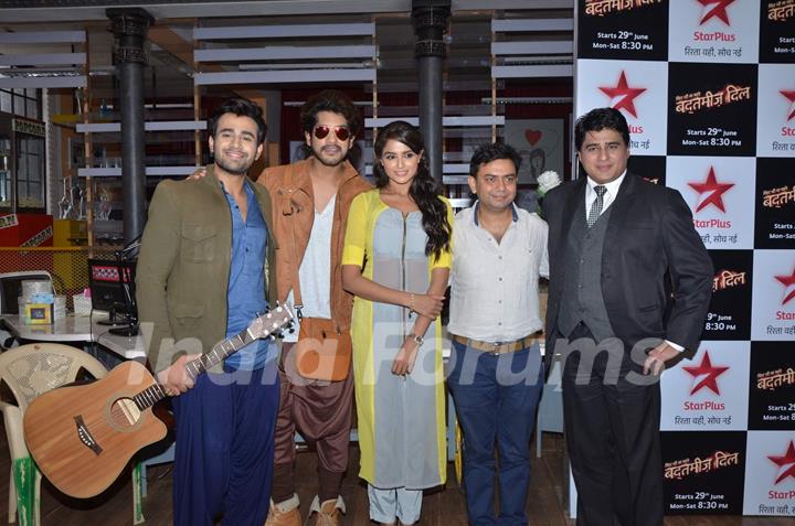 Pearl V Puri, Asmita Sood, Suyash Rai and Ayub Khan at the Launch of Star Plus 'Badtameez Dil'