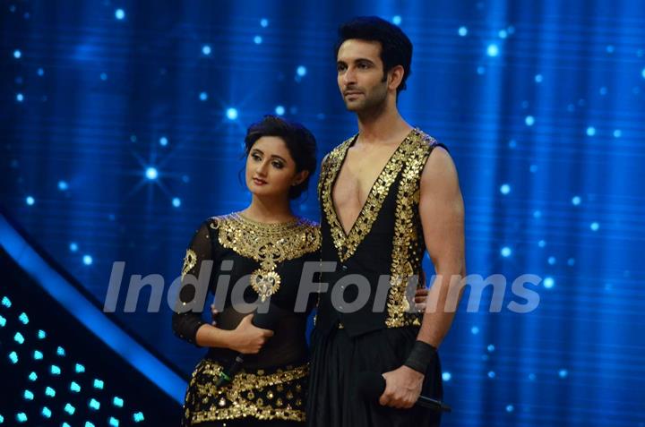 Nandish and Rashmi on Nach Baliye 7