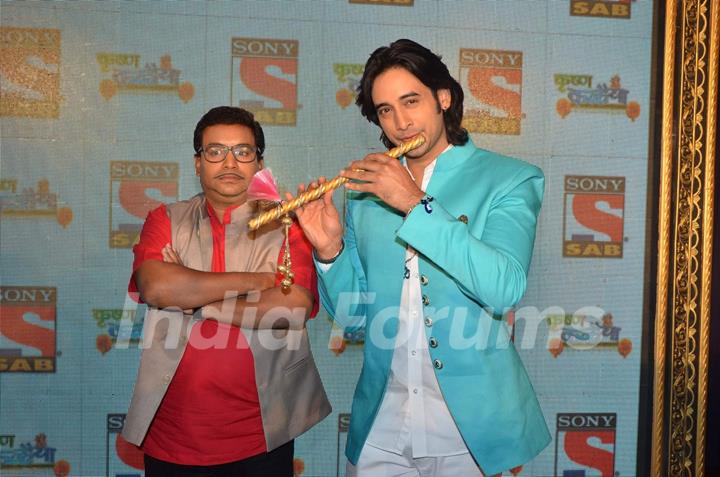 Siddharth Arora and Nikhil Ratnaparkhi at Launch of SAB TV Show 'Krishan Kanhaiya'