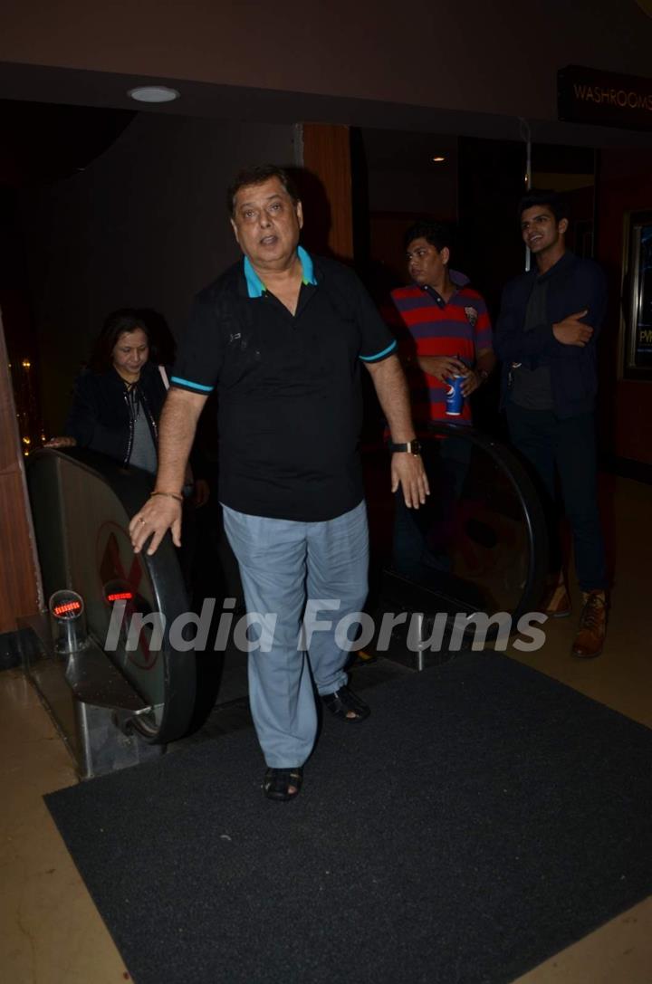 David Dhawan was seen at the Special Screening of ABCD 2