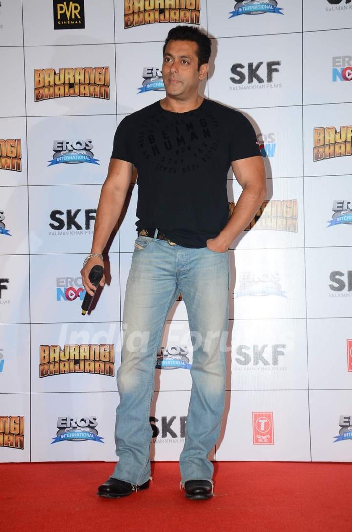 Salman Khan at Trailer Launch of Bajrangi Bhaijaan