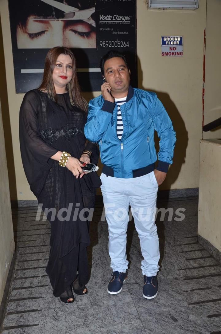 Ahmed Khan With His Wife Attends Screening of ABCD 2