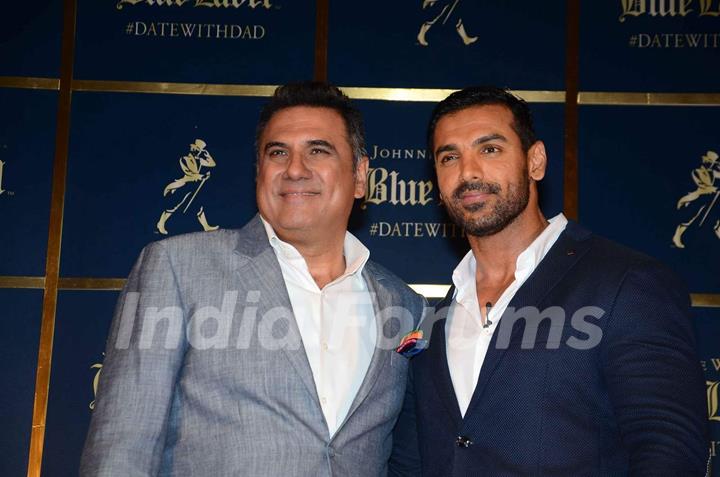 Boman Irani and John Abraham at Date With Dad Event by Johnnie Walker