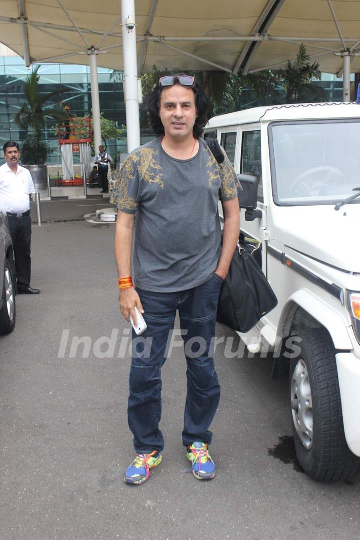 Rahul Roy Snapped at Domestic Airport