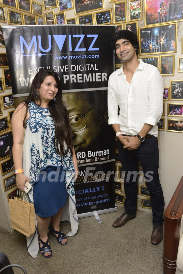 Tanvi Jain and Arfi Lamba at Launch of 'Knowing Pancham & Pancham Unmixed'