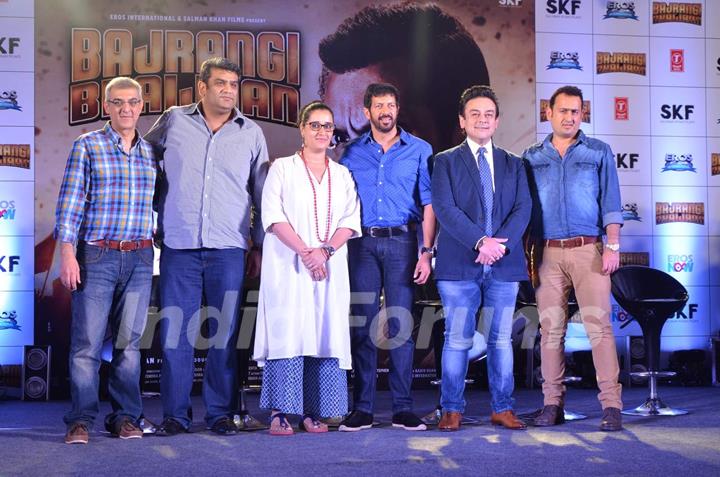 Kabir Khan and Adnan Sami at Song Launch of Bajrangi Bhaijaan