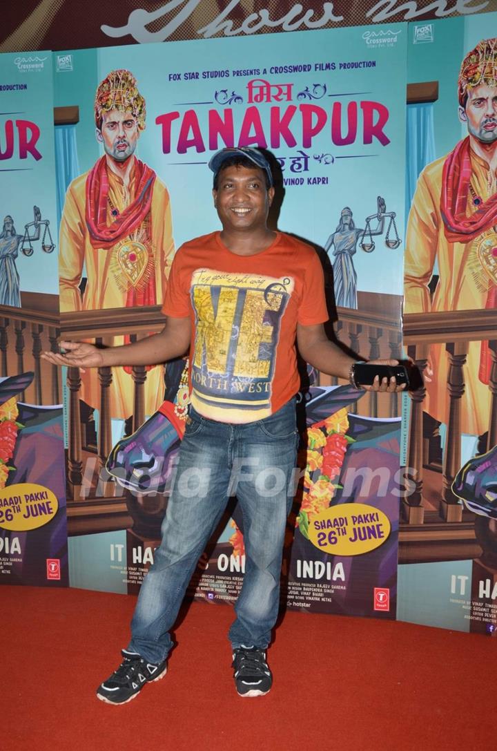 Sunil Pal at Premiere of Miss Tanakpur Haazir Ho