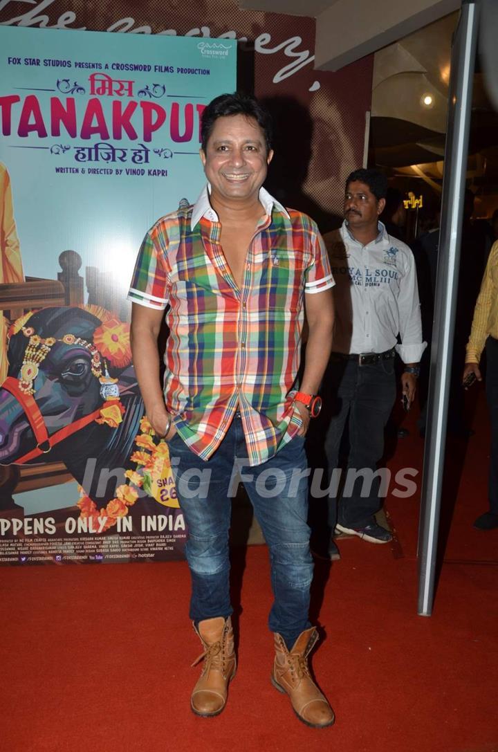 Sukhwinder Singh at Premiere of Miss Tanakpur Haazir Ho