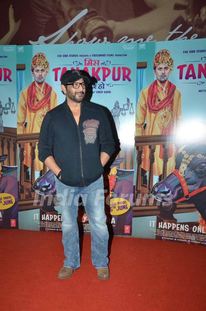 Arshad Warsi at Premiere of Miss Tanakpur Haazir Ho