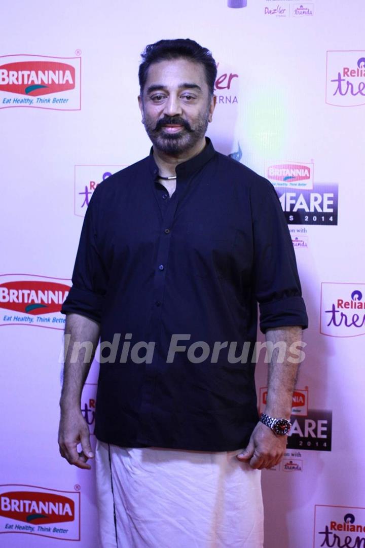 Kamal Haasan at the 62nd South Filmfare Awards