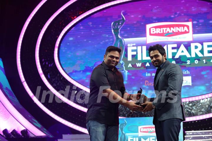 Karthi at the 62nd South Filmfare Awards