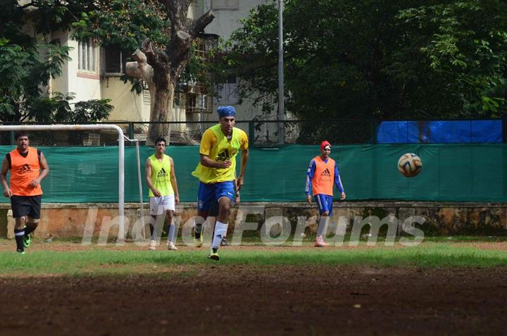 Ranbir Kapoor at Football Practice Session