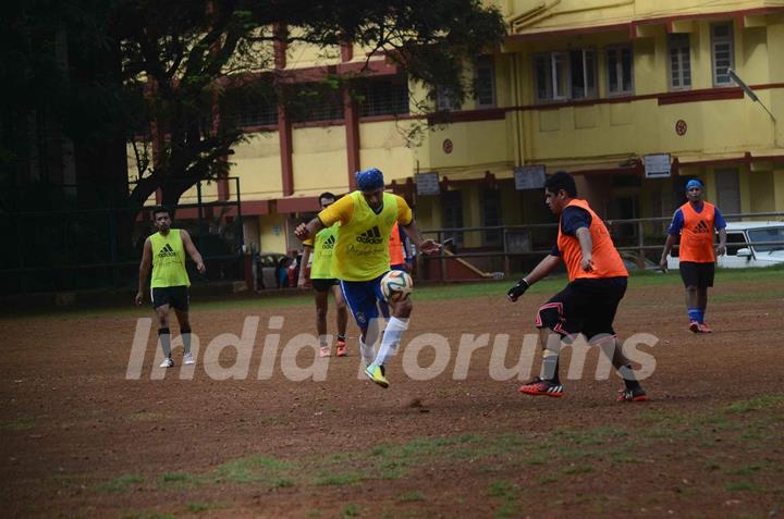 Ranbir Kapoor Snapped at All Star Football Practice Session