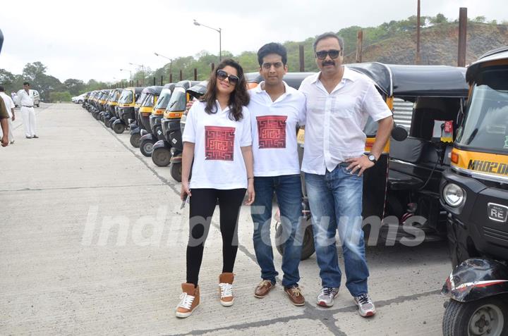 Sachin Khedekar, Sonalee Kulkarni and Amey Wagh Promotes Marathi Movie 'Shutter'