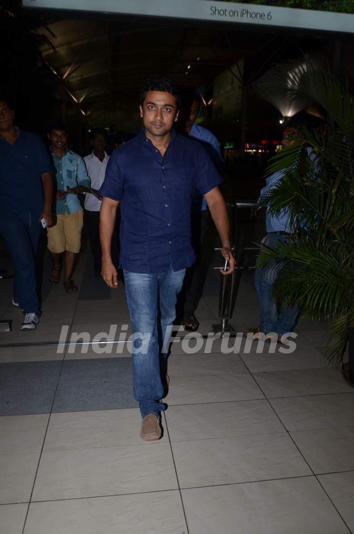 South Actor Surya Snapped at Airport