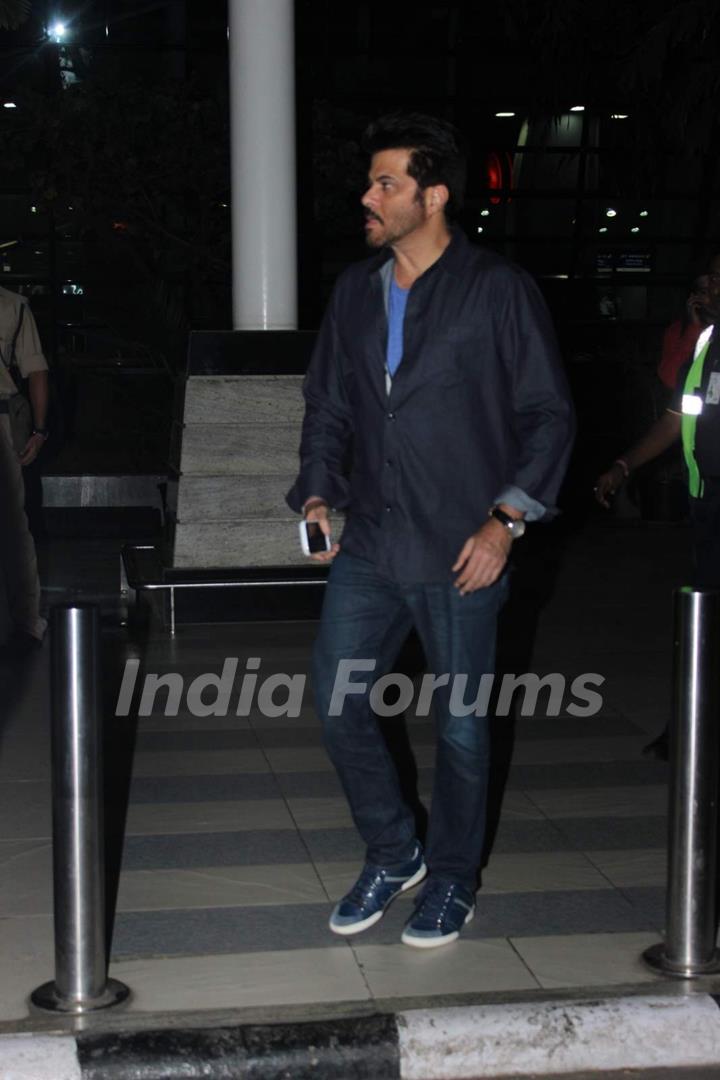 Anil Kapoor Snapped at Airport