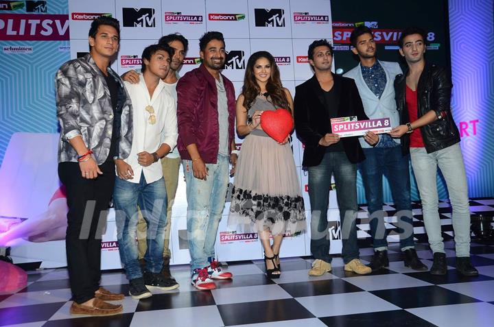 Rannvijay Singh and Sunny Lene at MTV Splitsvilla Bash!