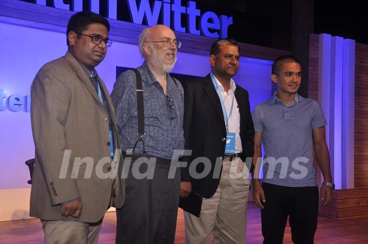 Indian Soccer Team Captain Sunil Chetri at Twitter PC