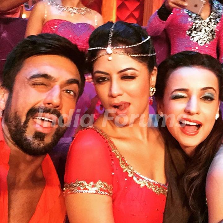 Sanaya Irani, Ashish Chowdhry and Kavita Kaushik In Jhalak dikhhla jaa 8