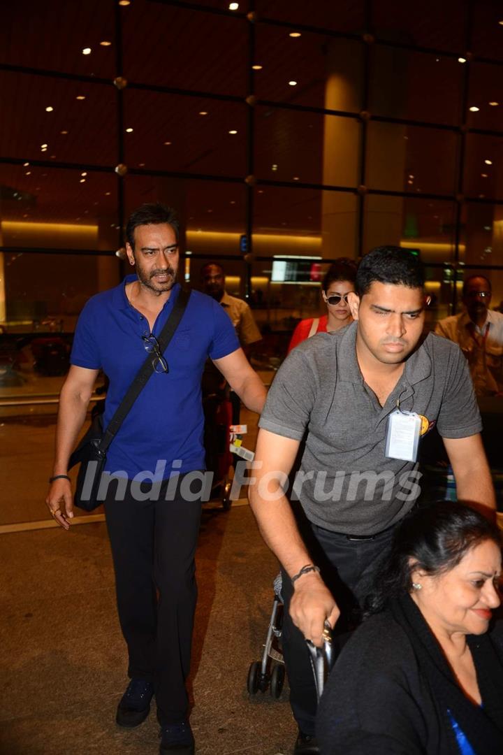 Ajay Devgn Snapped at Airport