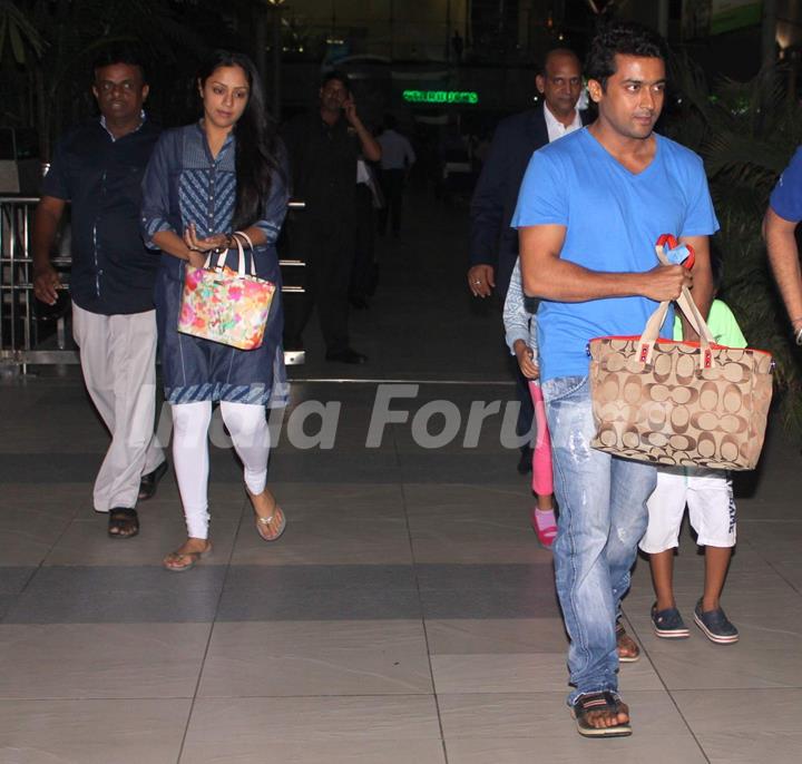 Surya Snapped at Airport