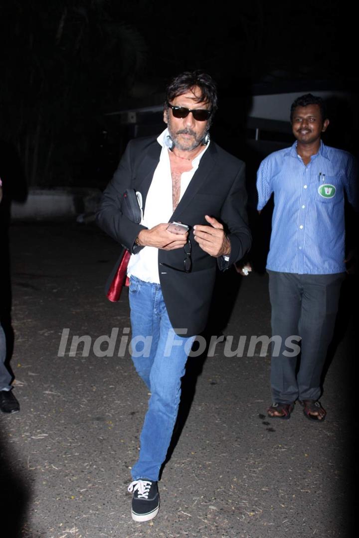 Jackie Shroff Snapped at Airport