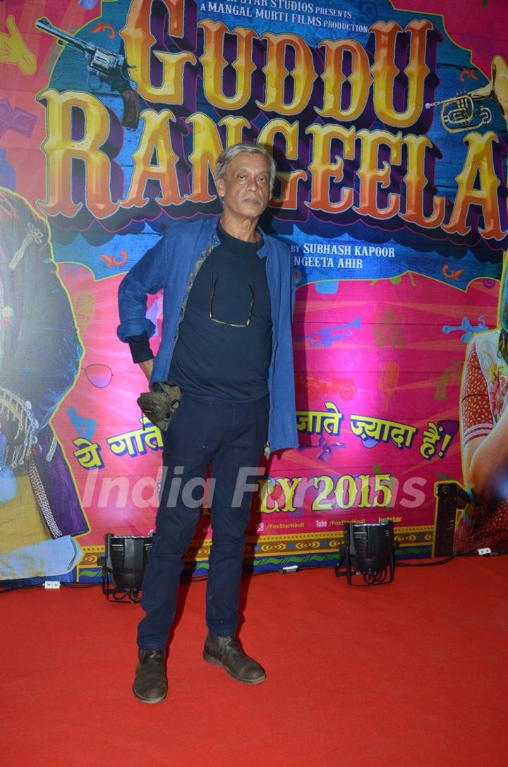 Sudhir Mishra at Premiere of Guddu Rangeela