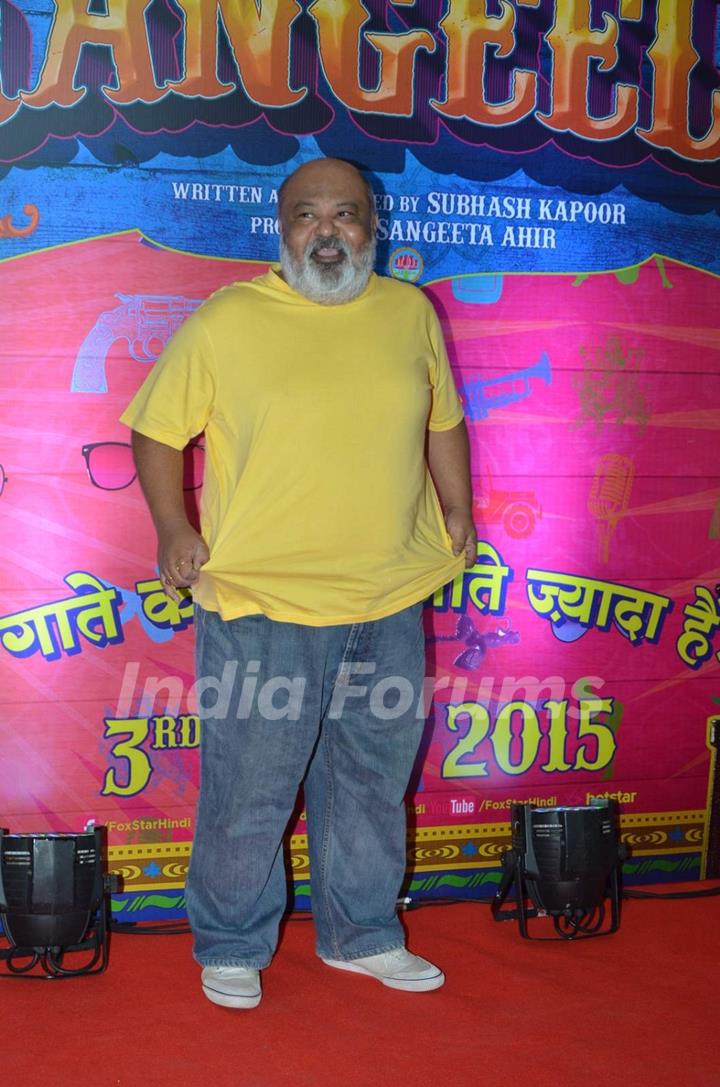 Saurabh Shukla at Premiere of Guddu Rangeela