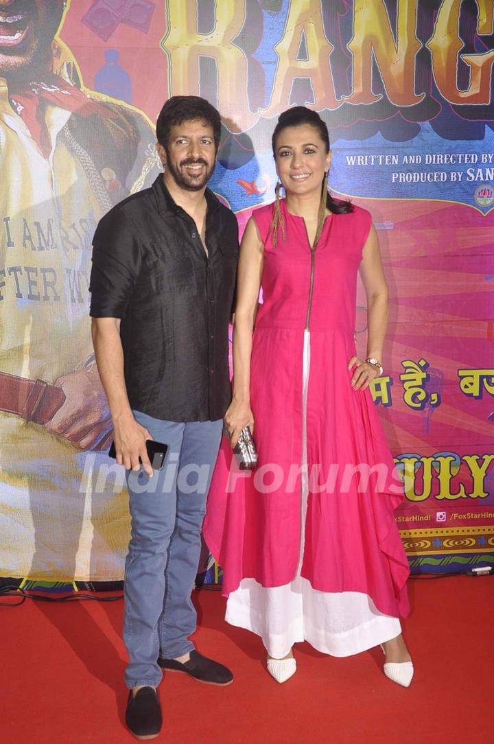 Kabir Khan and Mini Mathur at Premiere of Guddu Rangeela