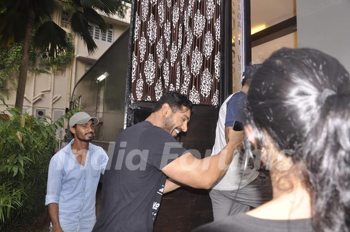 John Abraham Snapped at Mehboob Studio!