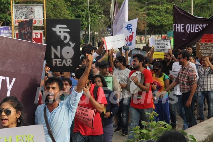 Rajat KapoorParticipate in Protest for FTII Cause