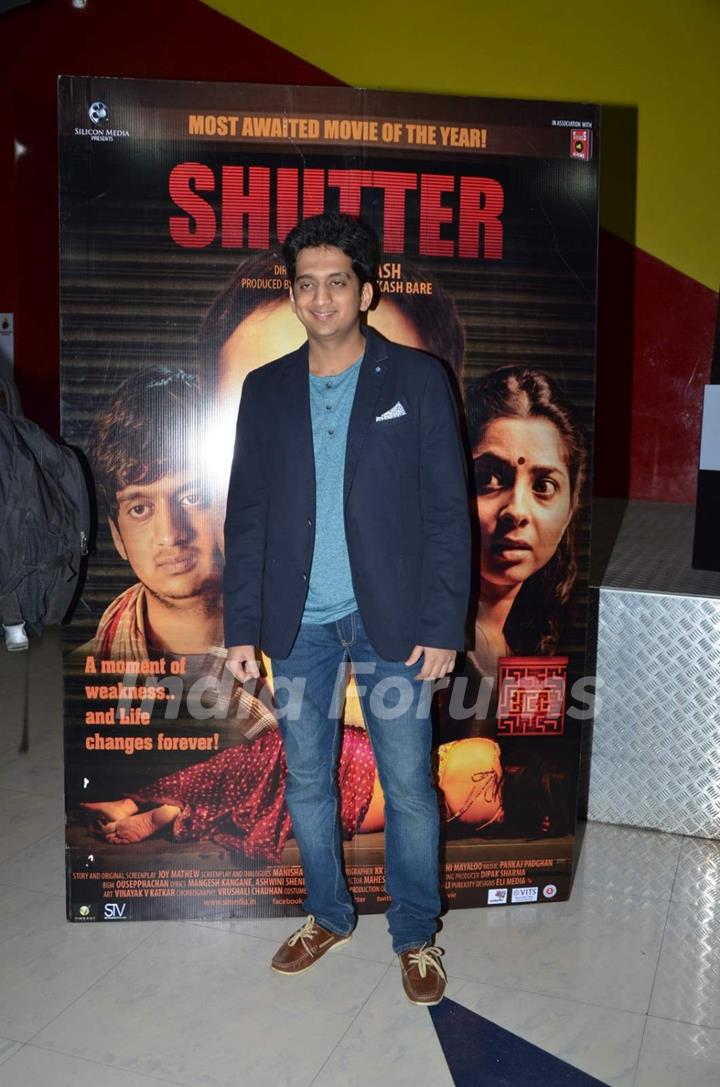 Amey Wagh at Premiere of Marathi Movie 'Shutter'