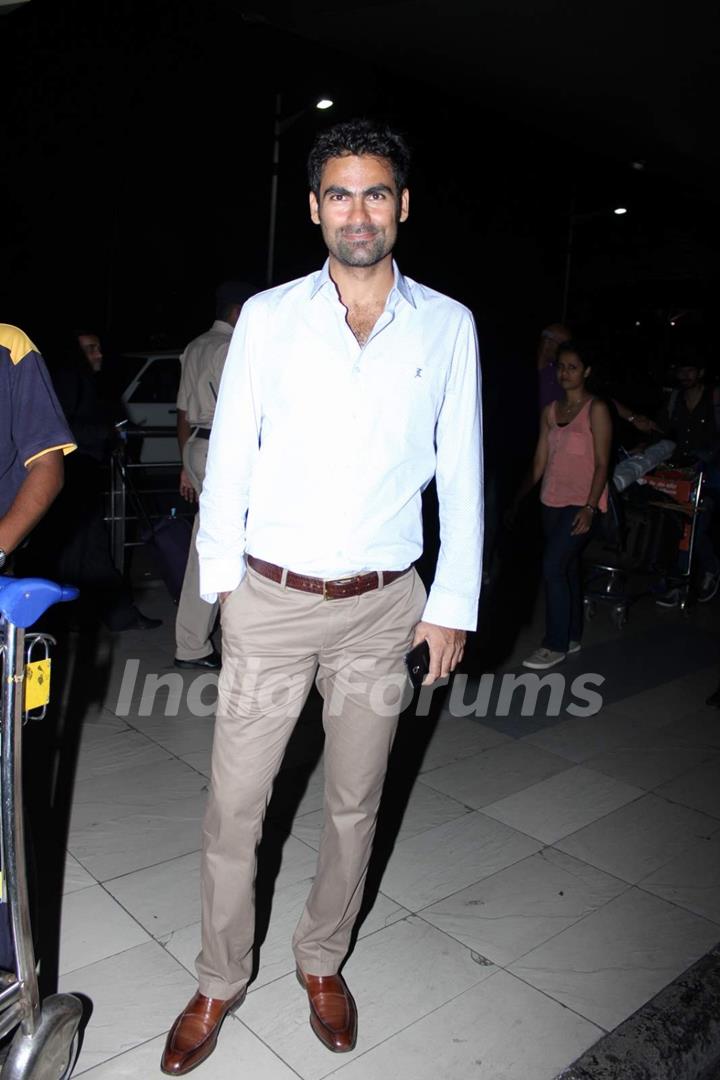 Mohammad Kaif Snapped at Airport