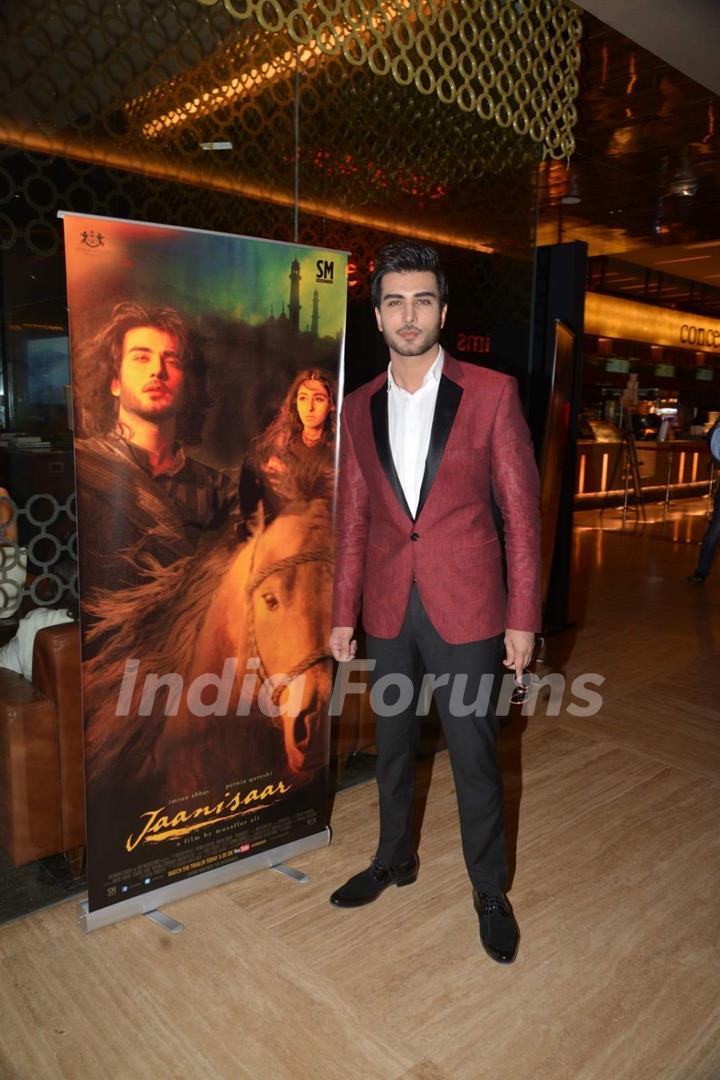 Imran Abbas at Trailer Launch of Jaanisaar