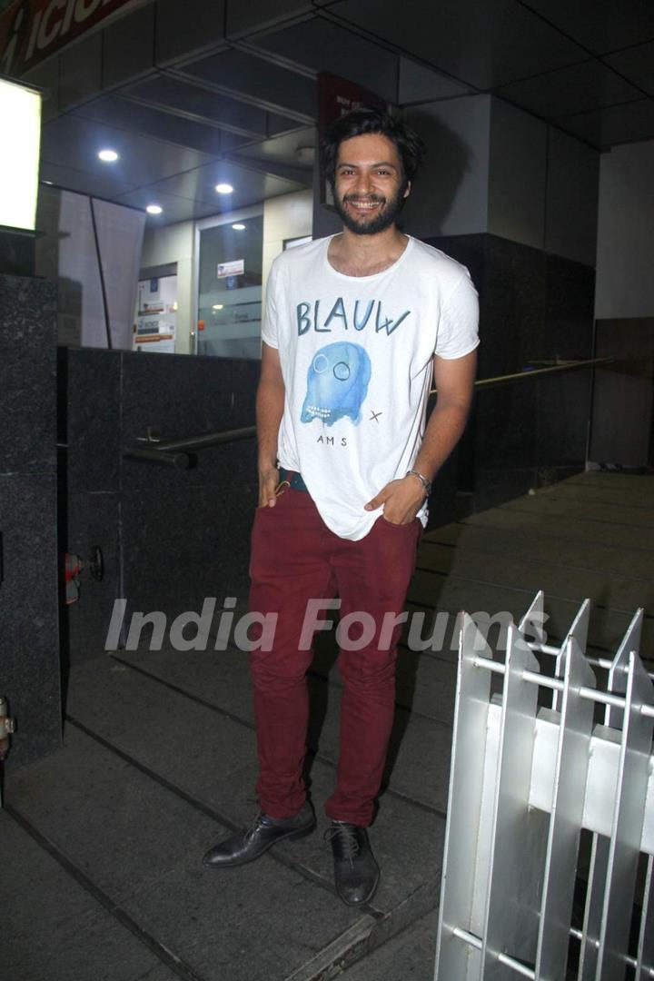 Ali Fazal poses for the media Outside Hakassan