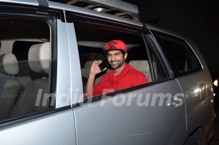 Taaha Shah was snapped at the Special Screening of Bahubali