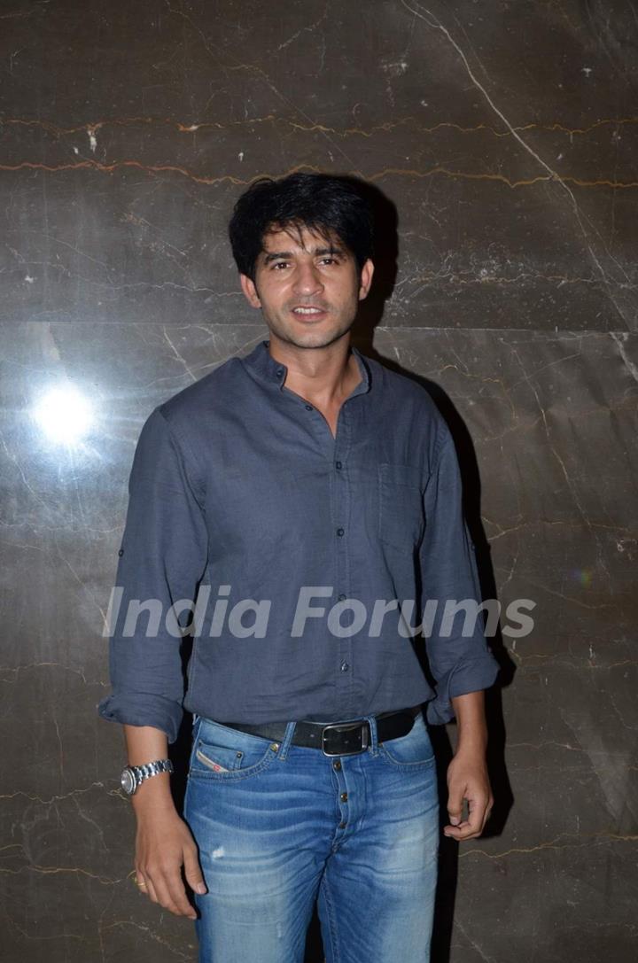 Hiten Tejwani poses for the media at the Special Screening of Amy