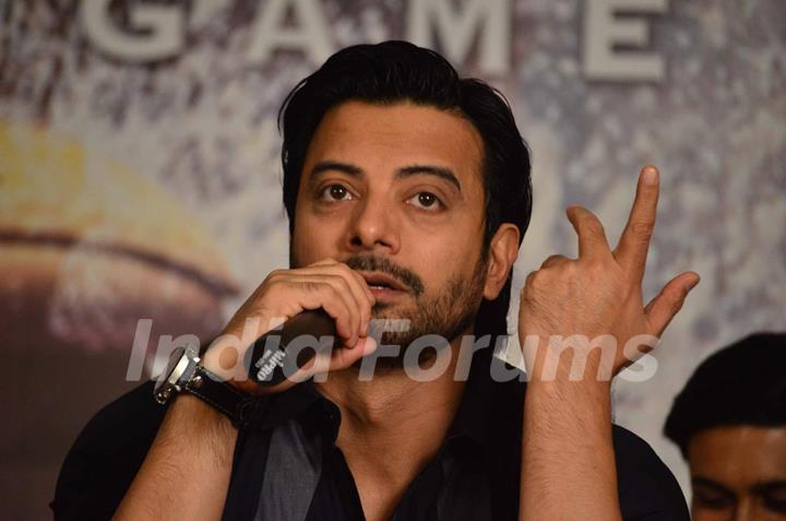 Rahul Bhat interacts with the media at the Press Conference of GangaaJal 2 in Bhopal