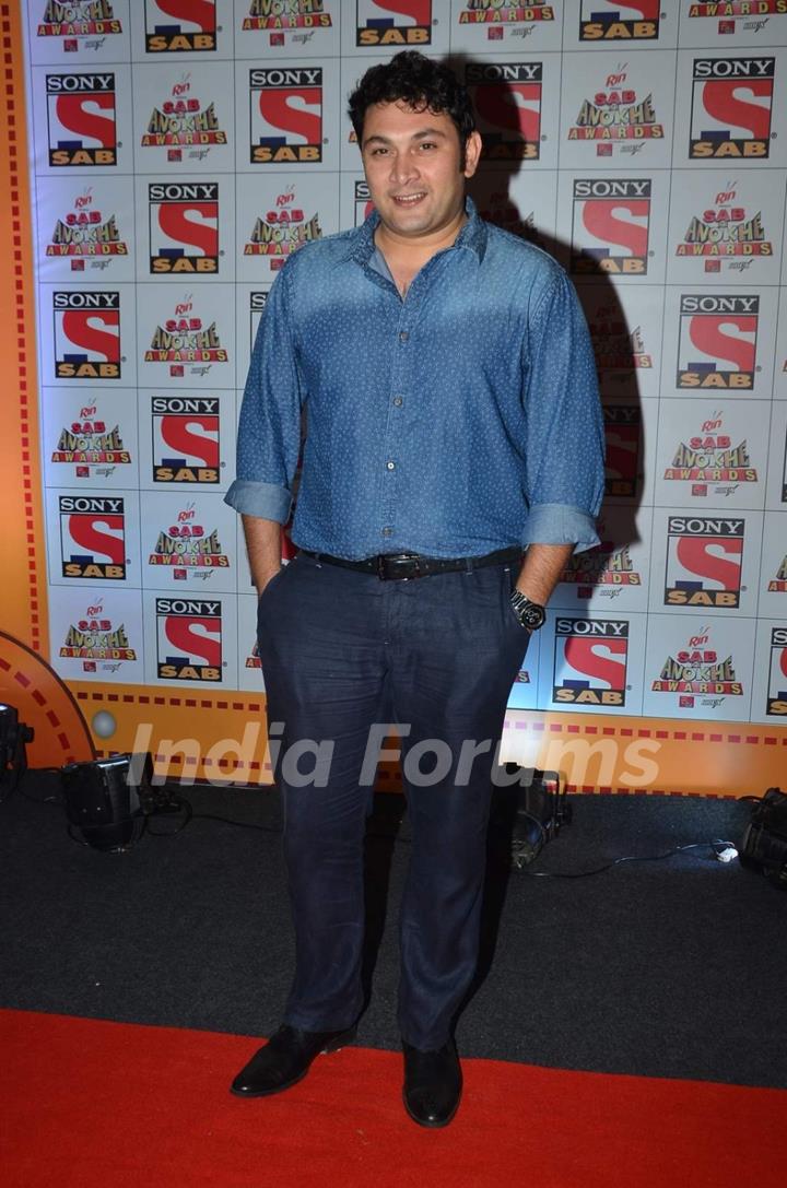 Rajesh Kumar at SAB Ke Anokhe Awards
