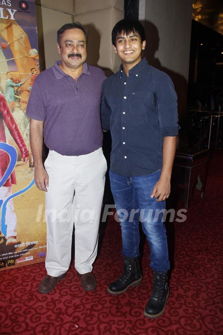 Sachin Khedekar at Promotions of Marathi Movie 'Janiva'