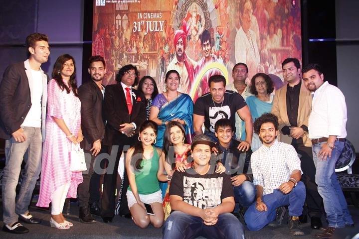 Salman Khan at Promotions of Marathi Movie 'Janiva'