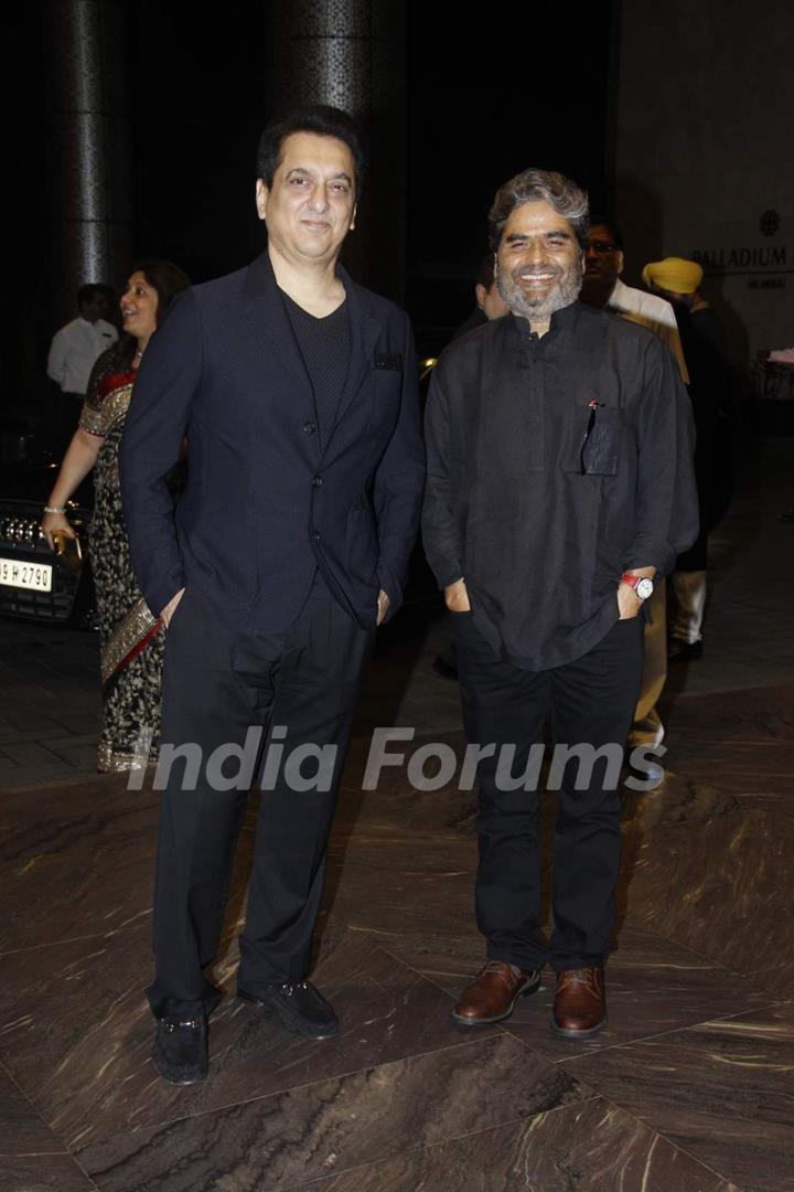 Sajid Nadiadwala and Vishal Bhardwaj at Shahid - Mira Wedding Reception!