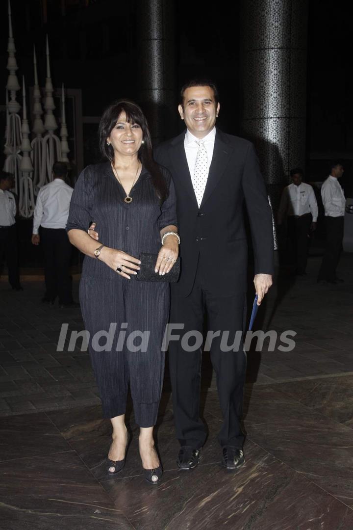 Archana Puran Singh and Parmeet Sethi at Shahid - Mira Wedding Reception!